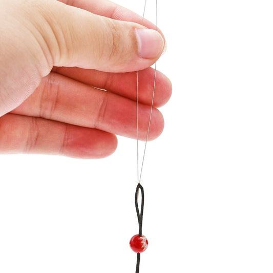 Big Eye Beading Needles, set of 18x needles, High Carbon Steel sizes 48 to 128mm and .2 to .5mm thick