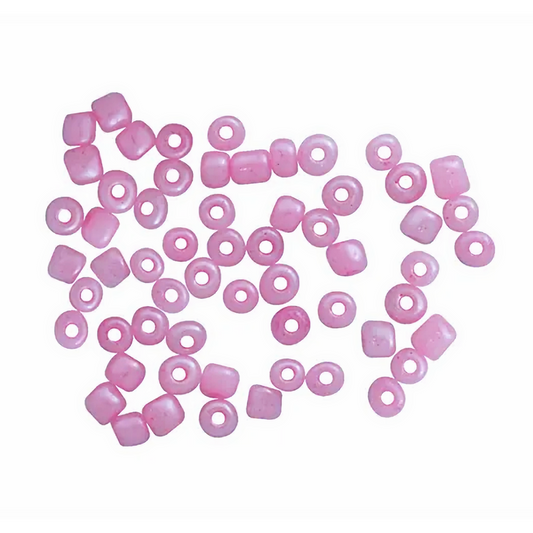 Pearl Baby Pink Glass Seed Beads 3.6mm size 6/0 25g, Ribtex Sensations, Jewellery Making, Beading, Craft