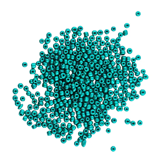 Dark Green Pearl Glass Seed Beads, Round, size 12/0 1.8mm, bag of 25gm Sensations