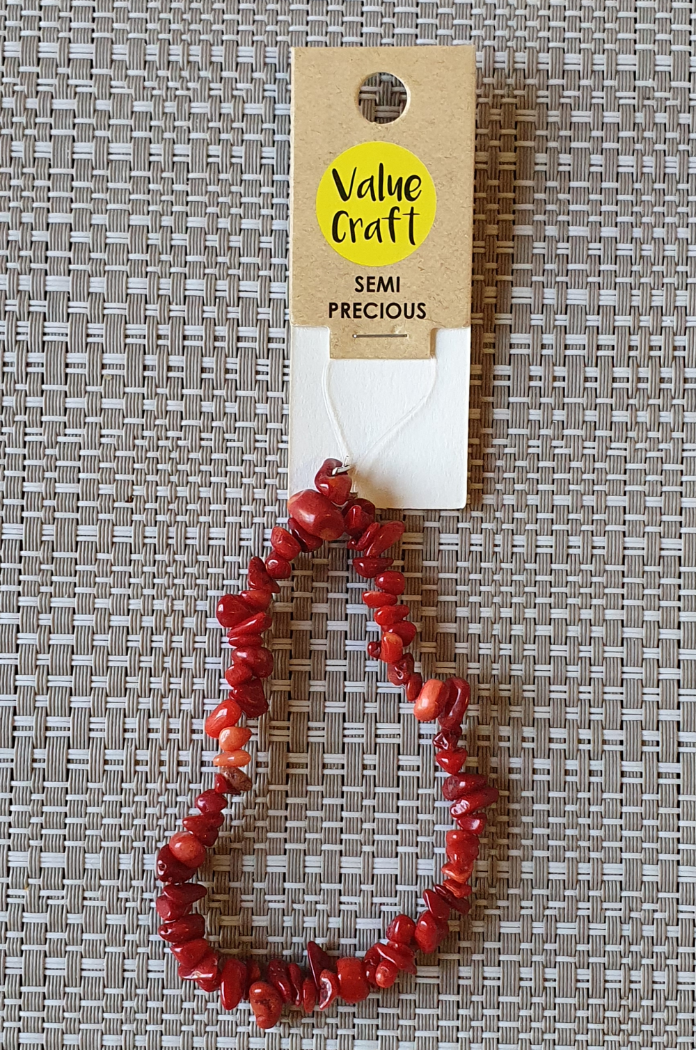 Natural Red Coral , Strung Beads, Semiprecious, 50cm Jewellery Making, Craft, Genuine