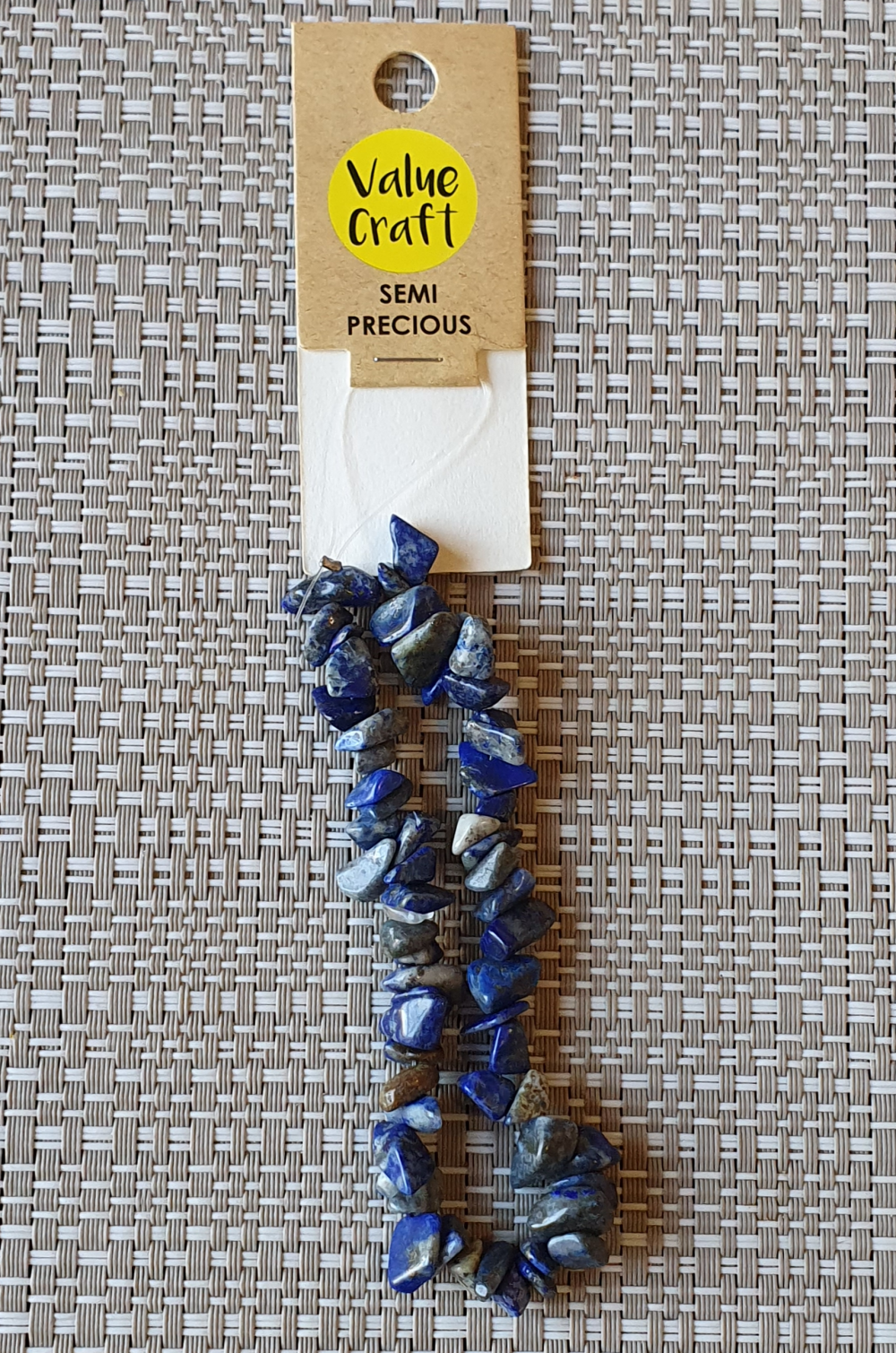 Lapis Lazuli Chips, Semi Precious Strung Beads, 20cm Jewellery Craft