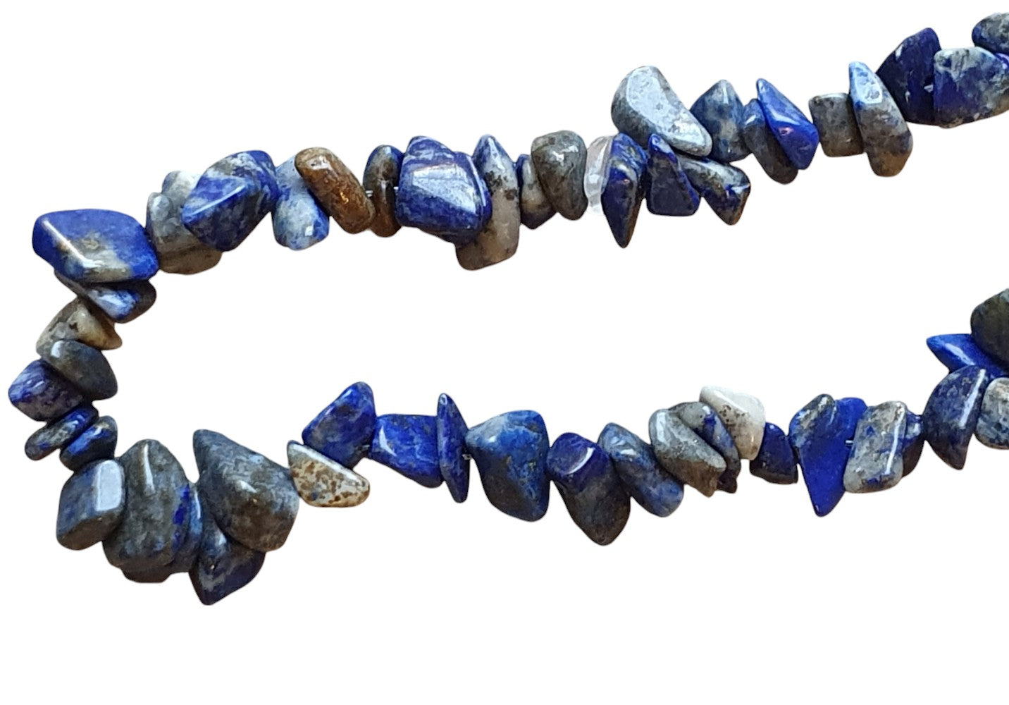 Lapis Lazuli Chips, Semi Precious Strung Beads, 20cm Jewellery Craft