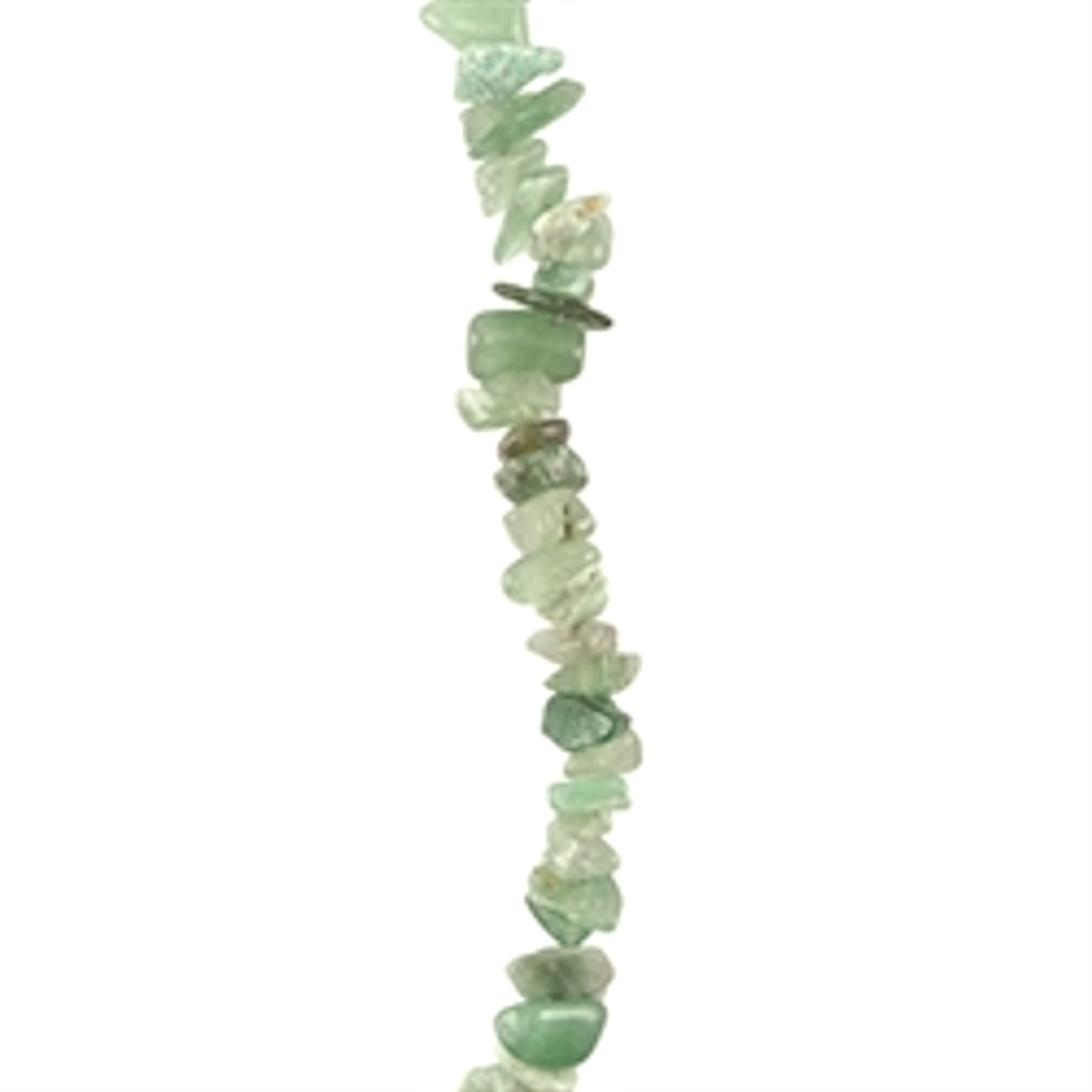 Jade Chips Strung Beads, 20cm length, Genuine Semi Precious Gemstone,s Jewellery Craft