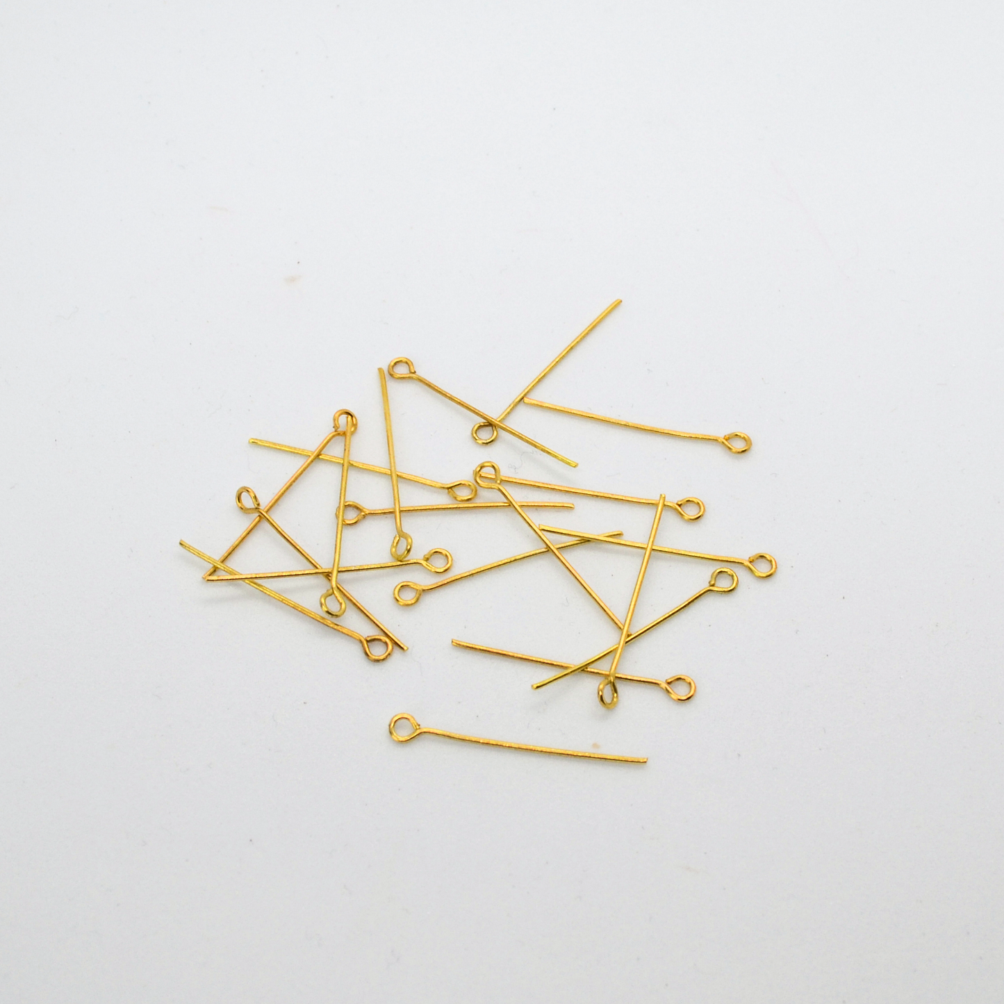 Headpins Gold Plated Jewellery findings 24, 28 or 32 mm long, pack of 200x