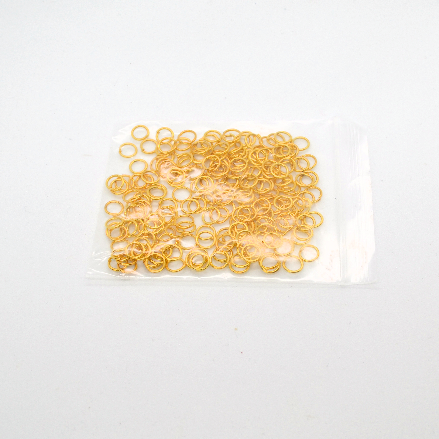 Jump rings Gold plated size 6mm, pack of 200x Jewellery Findings