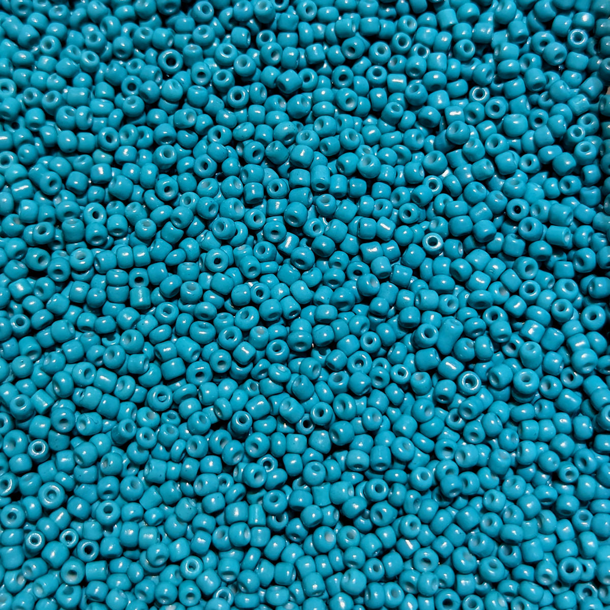 Aqua Blue Turquoise Glass Seed Beads, Round Opaque, 3mm with 1mm hole, 40g Jewellery Making, Beading