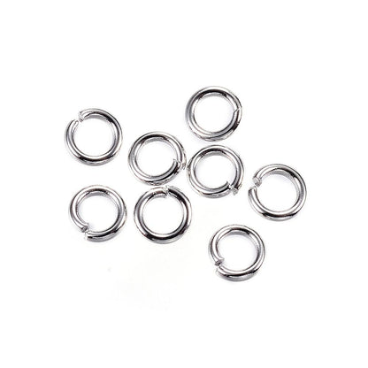 Open Jump Rings 4mm, 304 Stainless Steel, Tarnish Resistant 1mm thick, Pack of 150