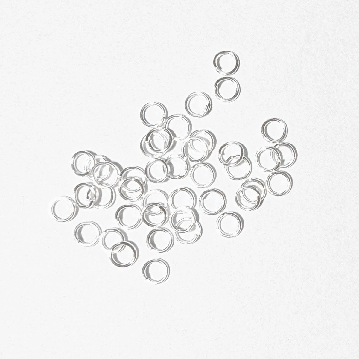 Open Jump Rings, Silver Plated, Tarnish Resistant, 5mm 0.7mm thick, Pack of 400