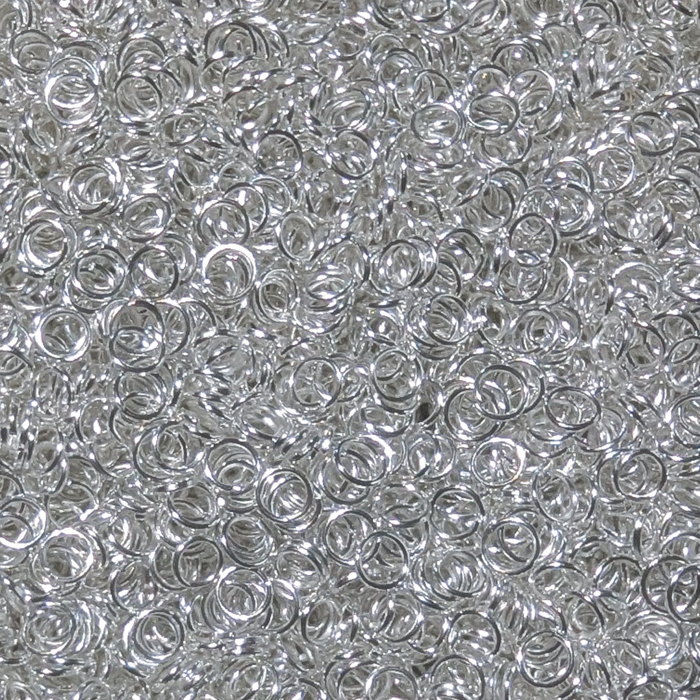 Open Jump Rings, Silver Plated, Tarnish Resistant, 5mm 0.7mm thick, Pack of 400