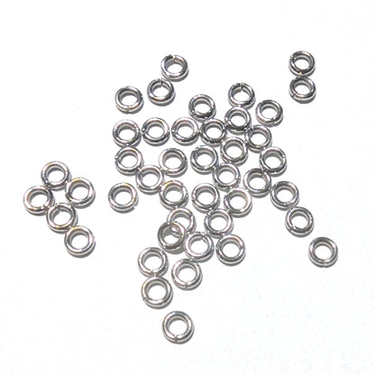 Open Jump Rings 4mm, 304 Stainless Steel, Tarnish Resistant 1mm thick, Pack of 150