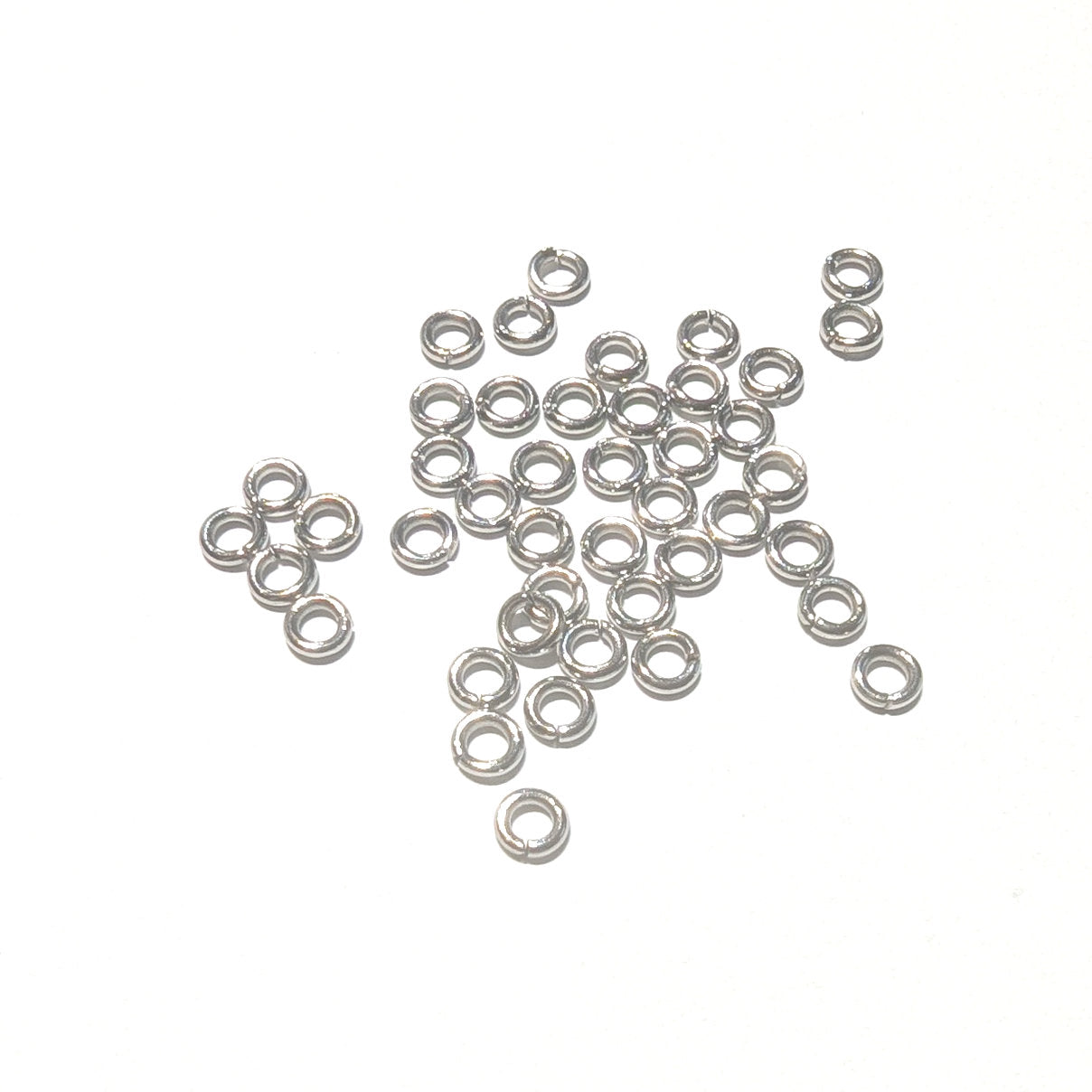 Open Jump Rings 4mm, 304 Stainless Steel, Tarnish Resistant 1mm thick, Pack of 150