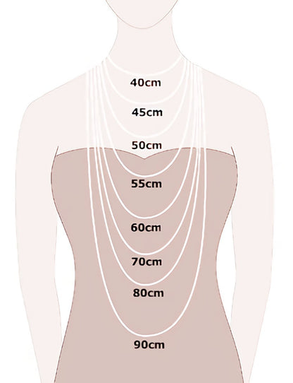 T Bar Necklace Chunky Chain Front Fastening Toggle Bar Necklace necklace size chart