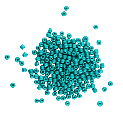 Glass Seed Beads Pearl Dark Green 3.6mm size 6/0 25g, Ribtex Sensations, Jewellery Making, Beading, Craft