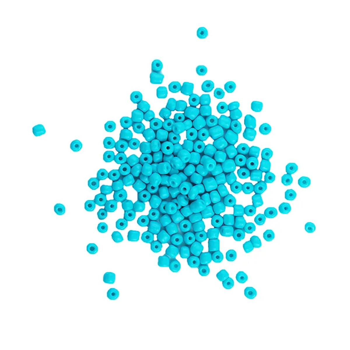 Glass Seed Beads Turquoise Green 3.6mm size 6/0 25g, Ribtex Sensations, Jewellery Making, Beading, Craft