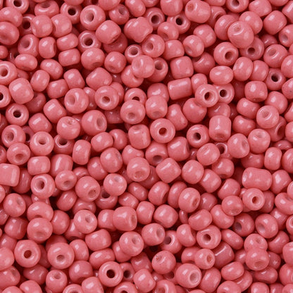 Glass Seed Beads Colour Coral, 8/0, 3mm, Hole: 1mm 50gm bag Jewellery Making Supplies (Copy)