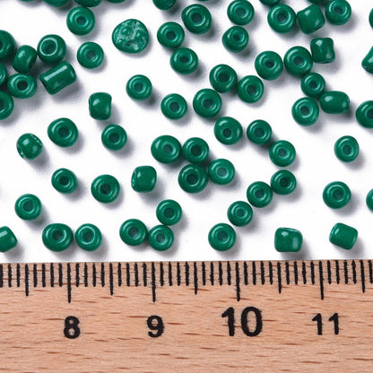 Teal Glass Seed Beads, 8/0, 3mm, Hole: 1mm 50gm bag Jewellery Making Supplies