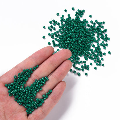 Teal Glass Seed Beads, 8/0, 3mm, Hole: 1mm 50gm bag Jewellery Making Supplies