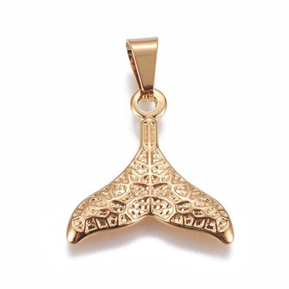 Loop Chain Carabiner Charm Holder Necklace 18K Gold Stainless Steel - Select your charms