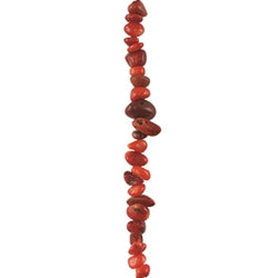 Natural Red Coral , Strung Beads, Semiprecious,  50cm Jewellery Making, Craft, Genuine