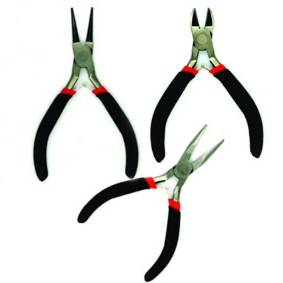 Jewellery Making Tool Set of 3 Side Cutters, Round Nose Pliers, Chain Nose Pliers