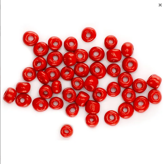 Red Seed Beads Glass, 3.6mm size 6/0, Pack of 60gm, Jewellery Making, Beading, Craft (Copy)