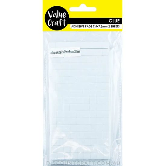Double Sided Adhesive Foam Pads 7.5mm x 7.5mm 2 Sheets