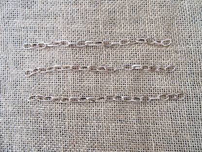 Figaro gold Tail Chain, Jewelry Cable Chain, 6mm wide x 15cm long, Unfinished, pack of 10x, Light Gold Colour, Jewellery Making