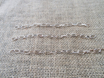 Figaro gold Tail Chain, Jewelry Cable Chain, 6mm wide x 15cm long, Unfinished, pack of 10x, Light Gold Colour, Jewellery Making