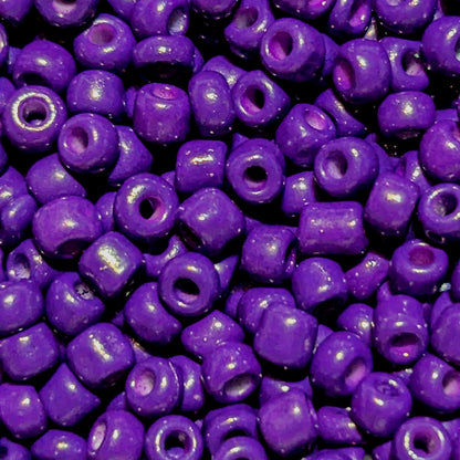 Purple Glass Seed Beads, Opaque, 3mm, 1mm hole, 40gm approx 1000 beads