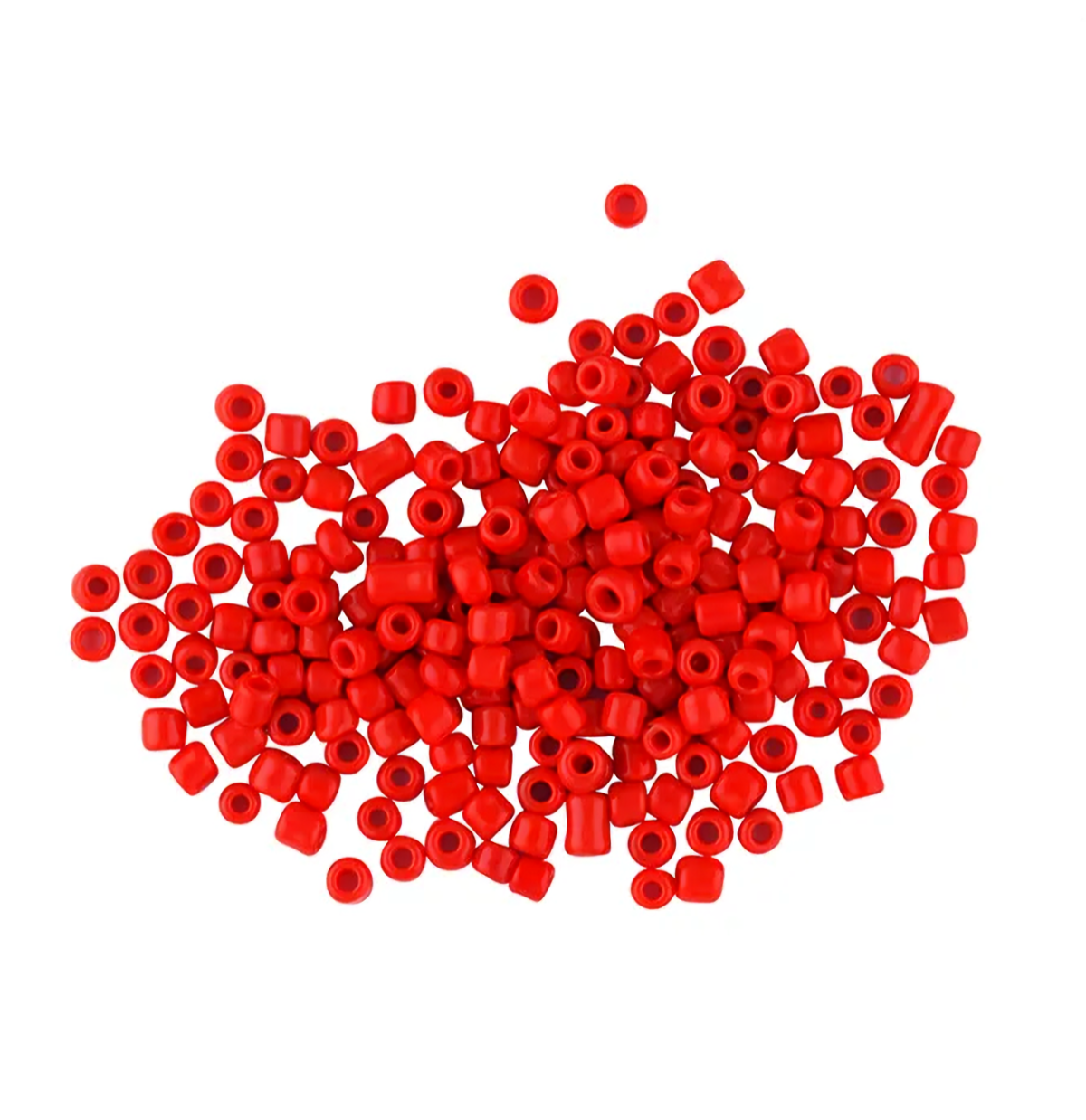 Red Glass Seed Beads, Solid Red opaque , 12/0 1.9mm pack of 25gm, Sensations