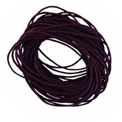 Waxed Cord, Necklace Cord, Chocolate Brown, 5m length approx 1.5mm thick, Jewellery Craft